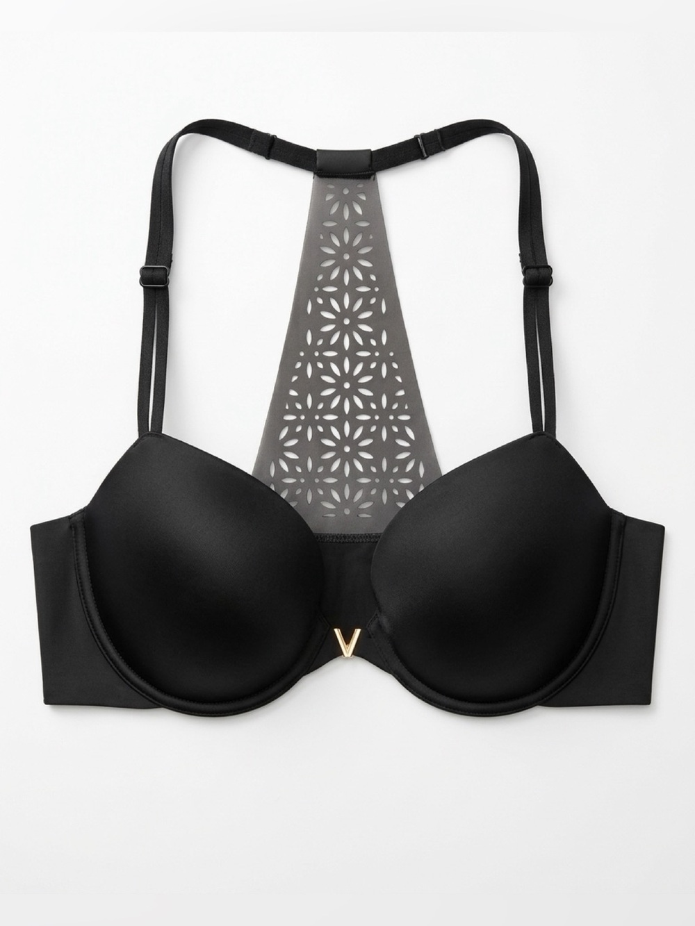 Victoria’s Secret 38C Lined Demi Bra Black